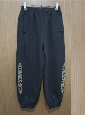 安踏儿童 春秋款男大童街头潮流嘻哈风针织运动长裤352518703
