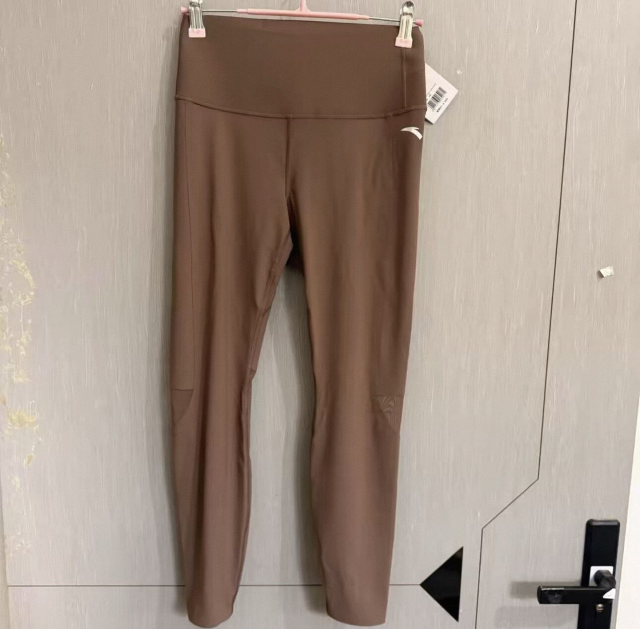 安踏正品女瑜伽裤运动训练健身冰肤弹力提臀紧身九分裤 162437333