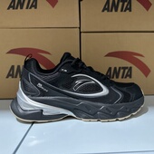 安踏千禧7 112428890 休闲鞋 24年夏季 网面透气休闲百搭厚底老爹鞋