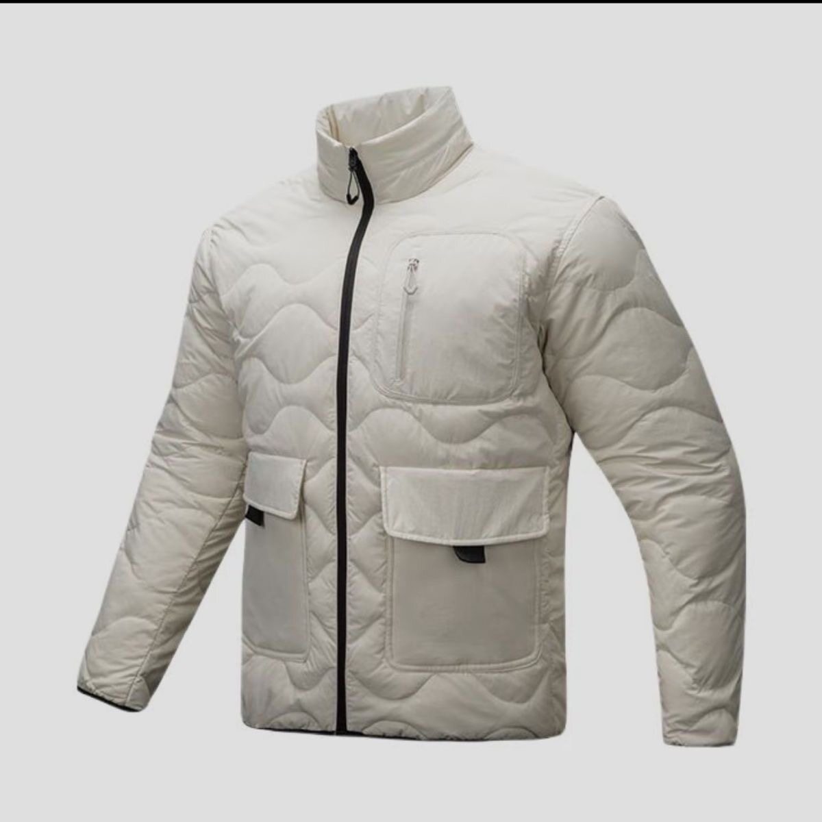安踏正品 男2024冬新款拒水科技时尚休闲运动羽绒服上衣152446908图片