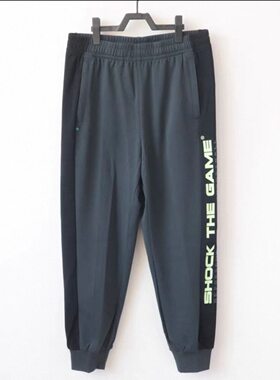 安踏正品 男裤舒适透气束口小脚针织篮球训练运动长裤152421326
