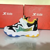 加绒保暖舒适百搭运动棉鞋 秋冬季 677415173003 儿童男款 特步正品