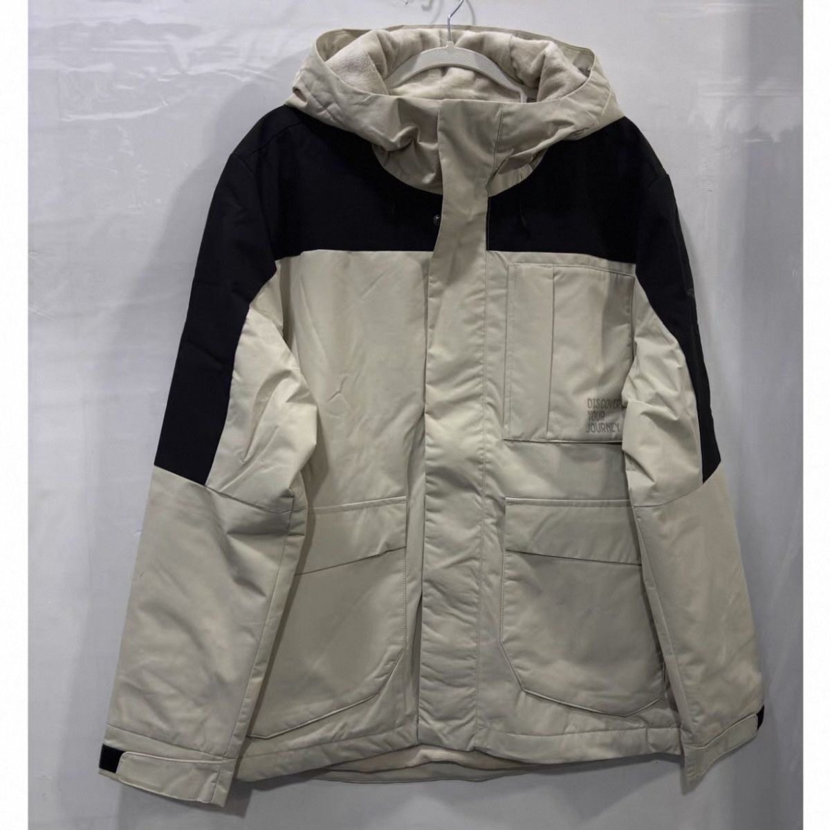安踏正品冬季休闲加绒保暧青年街头潮流男运动外套上衣152446604N