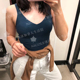 加拿大露露 裸感面料自带胸垫可外穿背心吊带正常选码 Align Tank