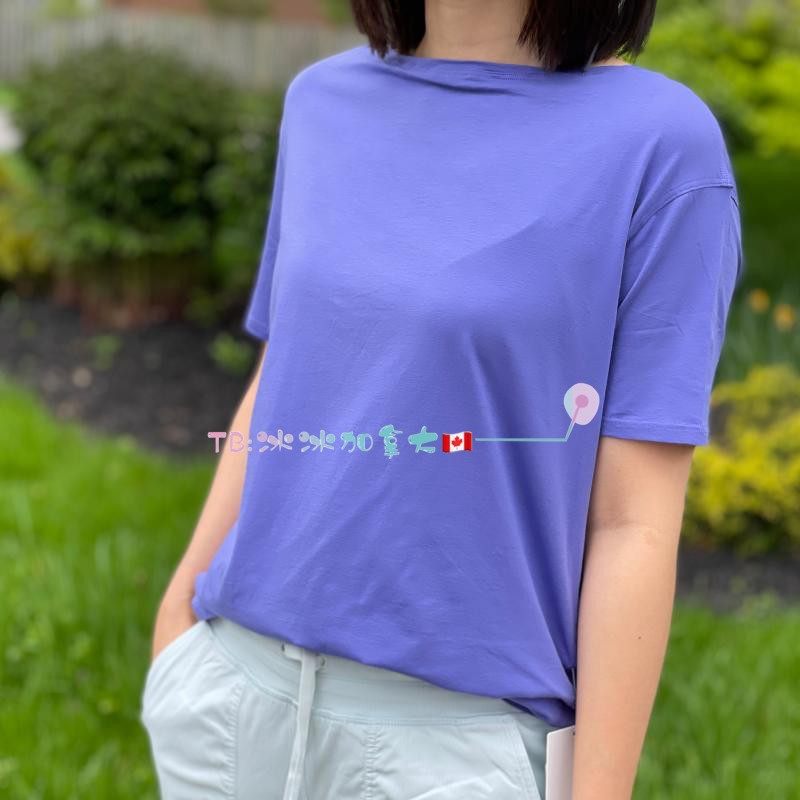 现-特冰冰精选露露代购 Back in Action SS 圆领短袖 Pima棉面料