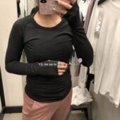 速干透气修型长袖 加拿大露露 Sleeve Crew经典 Swiftly