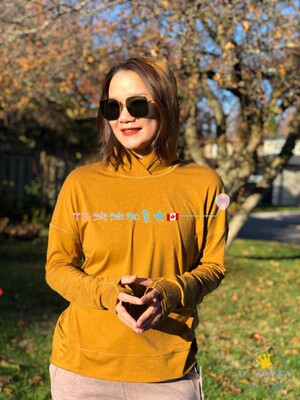 冰冰加拿大露露Squad Goals Hoodie 休闲通勤运动长袖