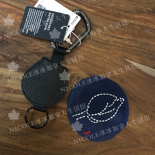 清仓加拿大露露 Now and Always Keychain 双用钥匙扣 真皮大标