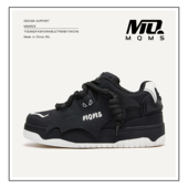 男女同款 MQMS 板鞋 子男潮鞋 蝙蝠系列黑武士面包鞋 街头百搭休闲鞋
