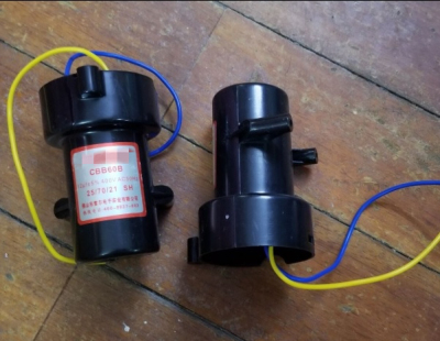 洗衣机马达电机启动起动电容器 CBB60B 12UF 15UF 400V或450V 2线