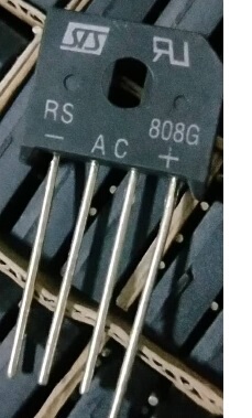 【全新原装】RS808 RS808G 电源整流桥堆 扁桥 8A 800V ZIP-4脚