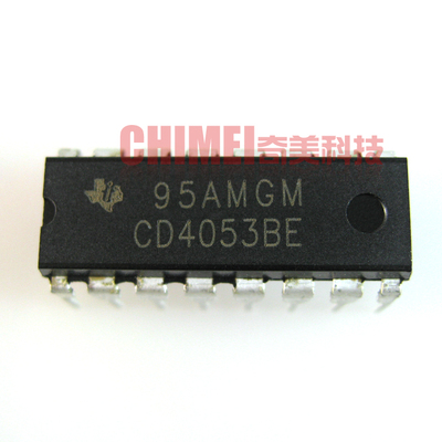 【全新原装】CD4053BE HEF4053 直插 模拟开关集成电路 IC芯片