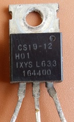 【原装拆机】CS19-12H01 CS1912HO1 单向可控硅 1200V 29A TO-220