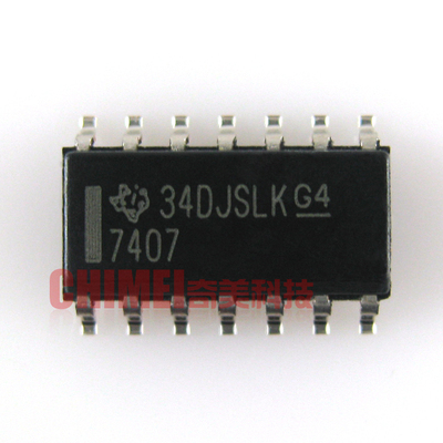 【全新原装】7407 SN7407 SN7407DR 贴片 缓冲器芯片 线路驱动器