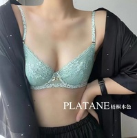梧桐本色豹紋水晶杯文胸WN22206