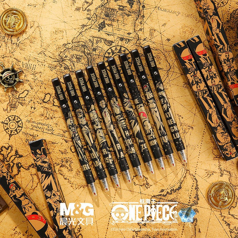 晨光联名喵力星球海贼王大英博物馆水浒限定系列盲盒确定款中性笔
