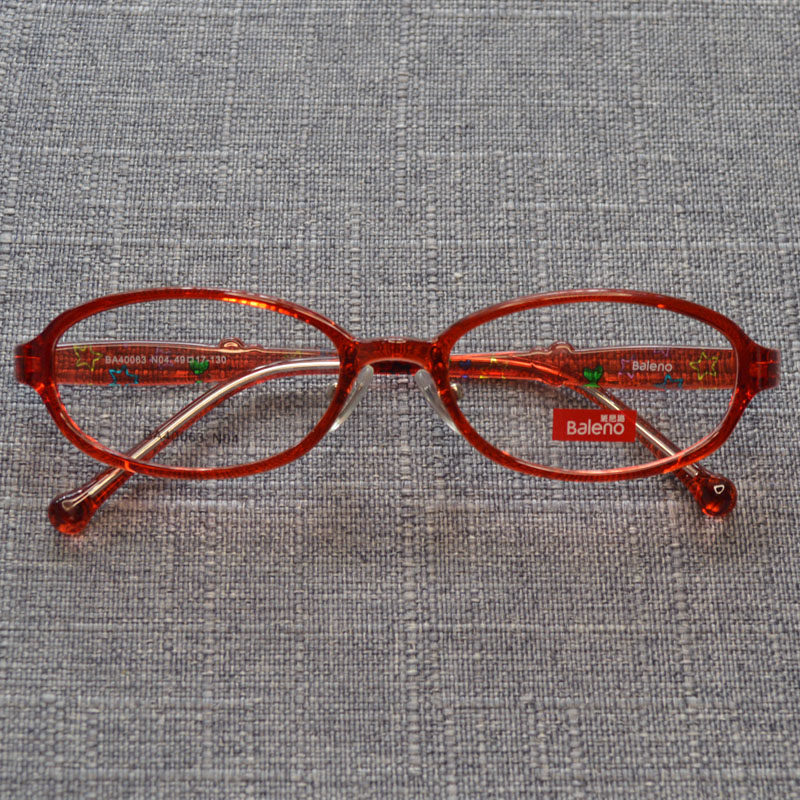 baleno班尼路眼镜框儿童近视镜架青少年学生超轻宝宝圆框ba40063