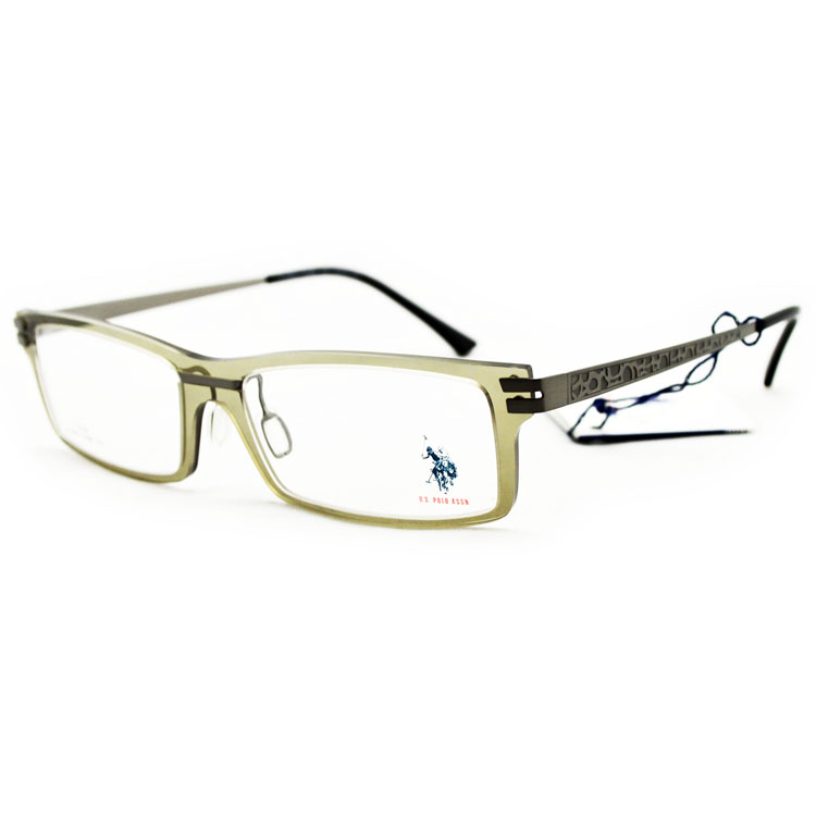 u s polo assn 美国马球协会眼镜架TR超轻运动镜框复古黑框透明框