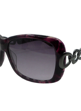 Miss sixty式時太阳镜护目镜防UV辐射牛仔风链条淑女黑超墨镜