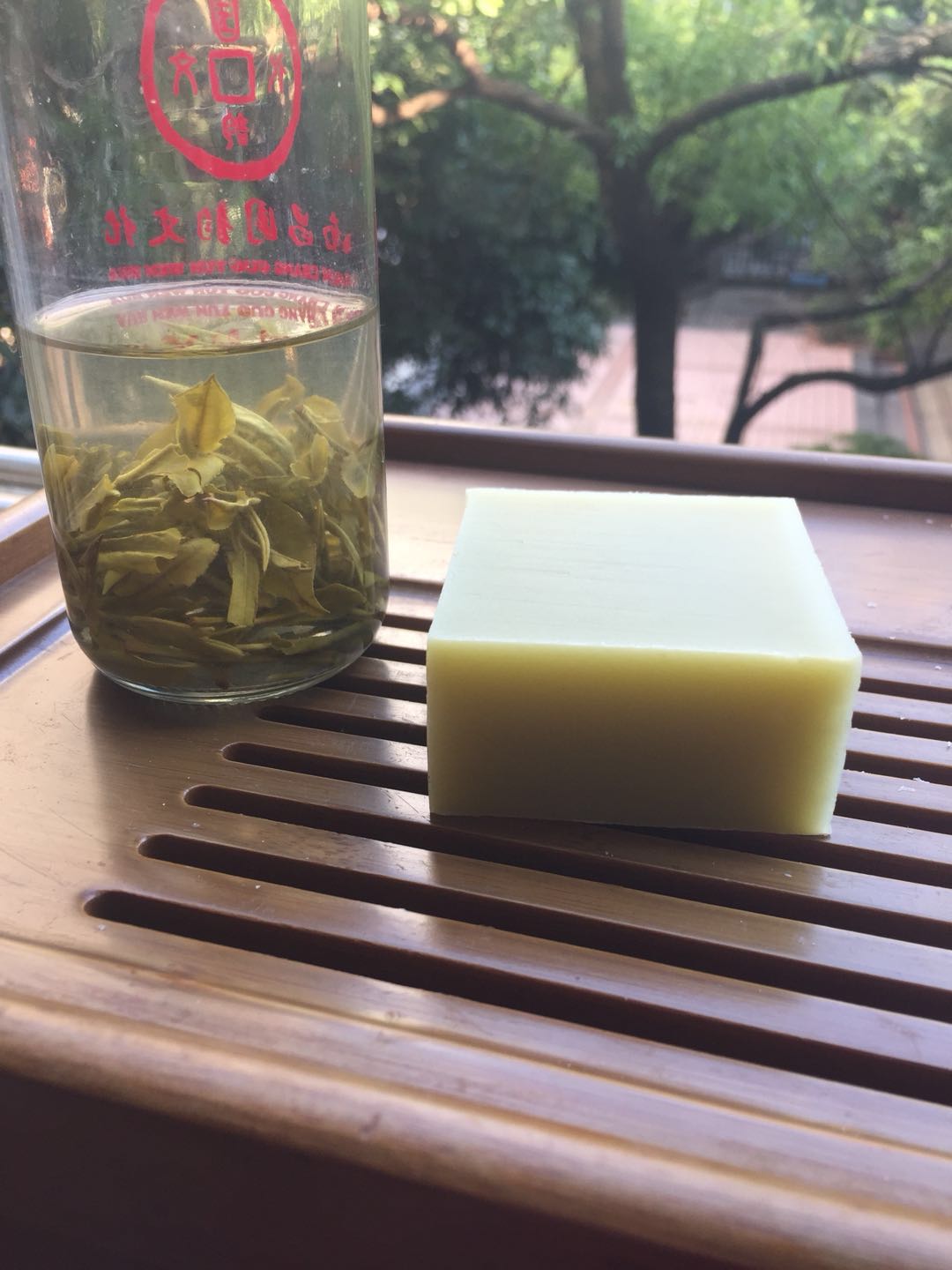 绿茶酵素纯手工皂天然diy材料植物精油洁面皂肥皂冷制沐浴皂包邮