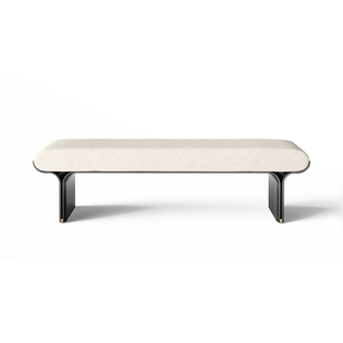 Gallotti&radice意式极简别墅客厅长条凳换鞋凳床尾凳试衣间矮凳