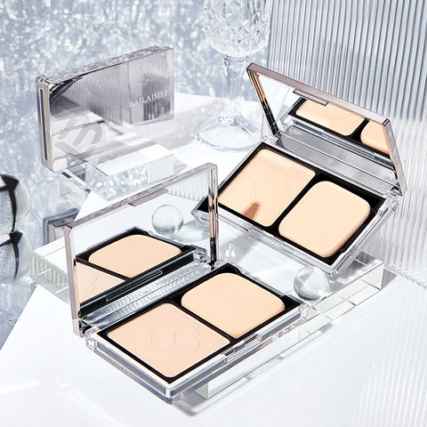 银块高光提亮粉饼佰莱美防水修容修颜遮瑕持久不脱妆柔焦控油