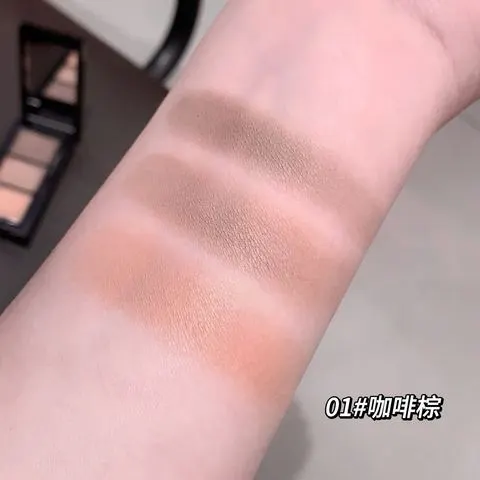 不易眉粉褪色眼部自然女化妆品三色彩妆画眉神器kekemood持久