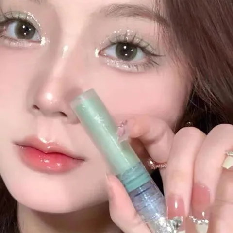 美妆卧蚕眼妆眼影妆泪Cappuvini液体双头亮片珠光液滴哑光提亮