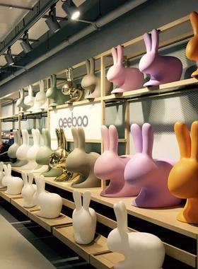 qeeboo意大利儿童兔子家居装饰