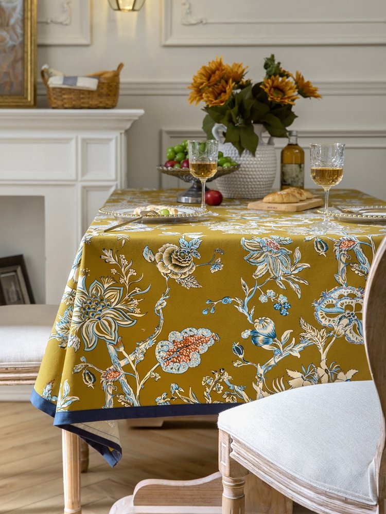 复古桌布艾屋全棉新品美式