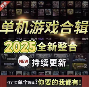 PC单机电脑游戏5000多款 游戏大作免steam下载