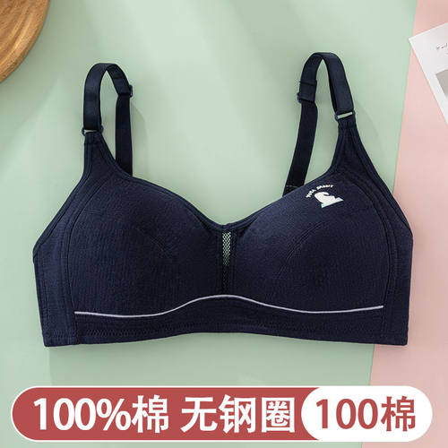 无海绵少女内衣二三阶段高中生初中学生大女童青春纯棉发育期文胸