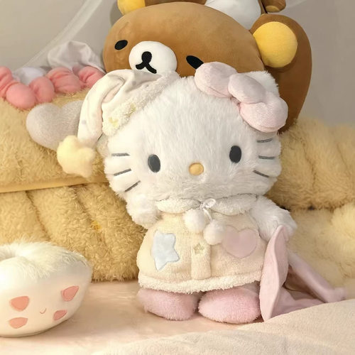 HelloKitty毛绒玩偶睡衣kt猫公仔可爱凯蒂猫抱枕娃娃送女生日礼物