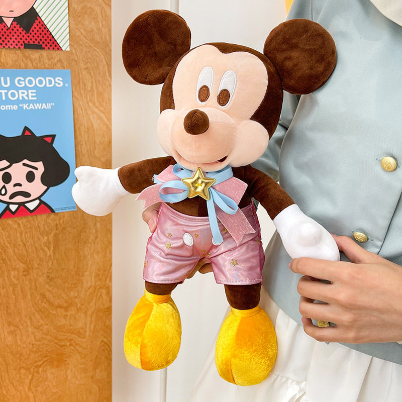 跨境米奇米妮毛绒玩具公仔米老鼠玩偶压床娃娃一对结婚礼物批发