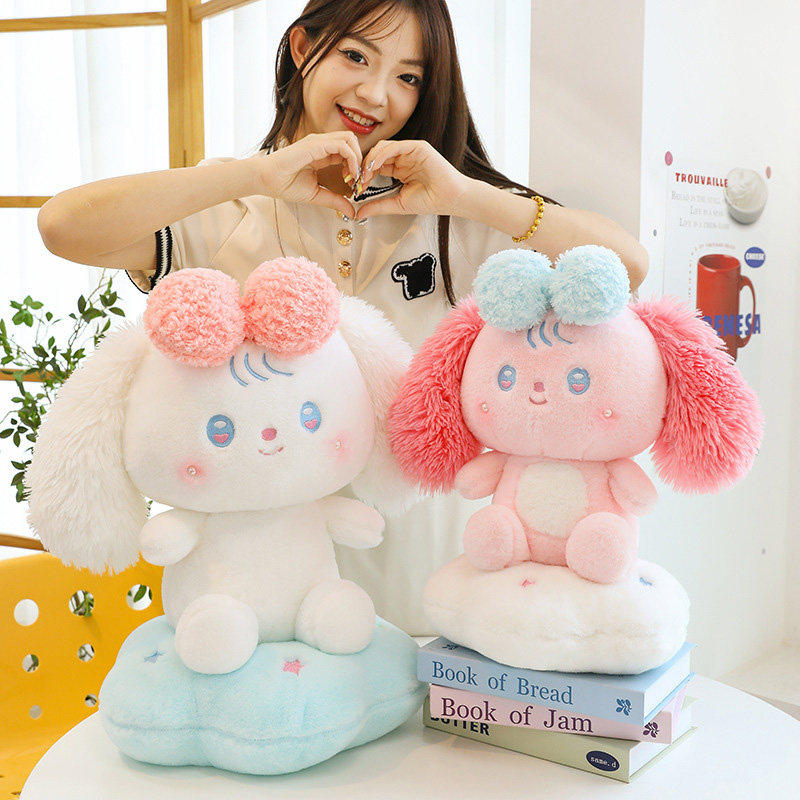 可爱云朵小狗卡通毛绒玩具睡觉抱枕送女生的礼物娃娃玩偶摆件公仔,玩具/童车/益智/积木/模型,毛绒/玩偶/公仔/布艺类玩具,淘宝优惠券,粉丝福利购,淘宝优惠卷