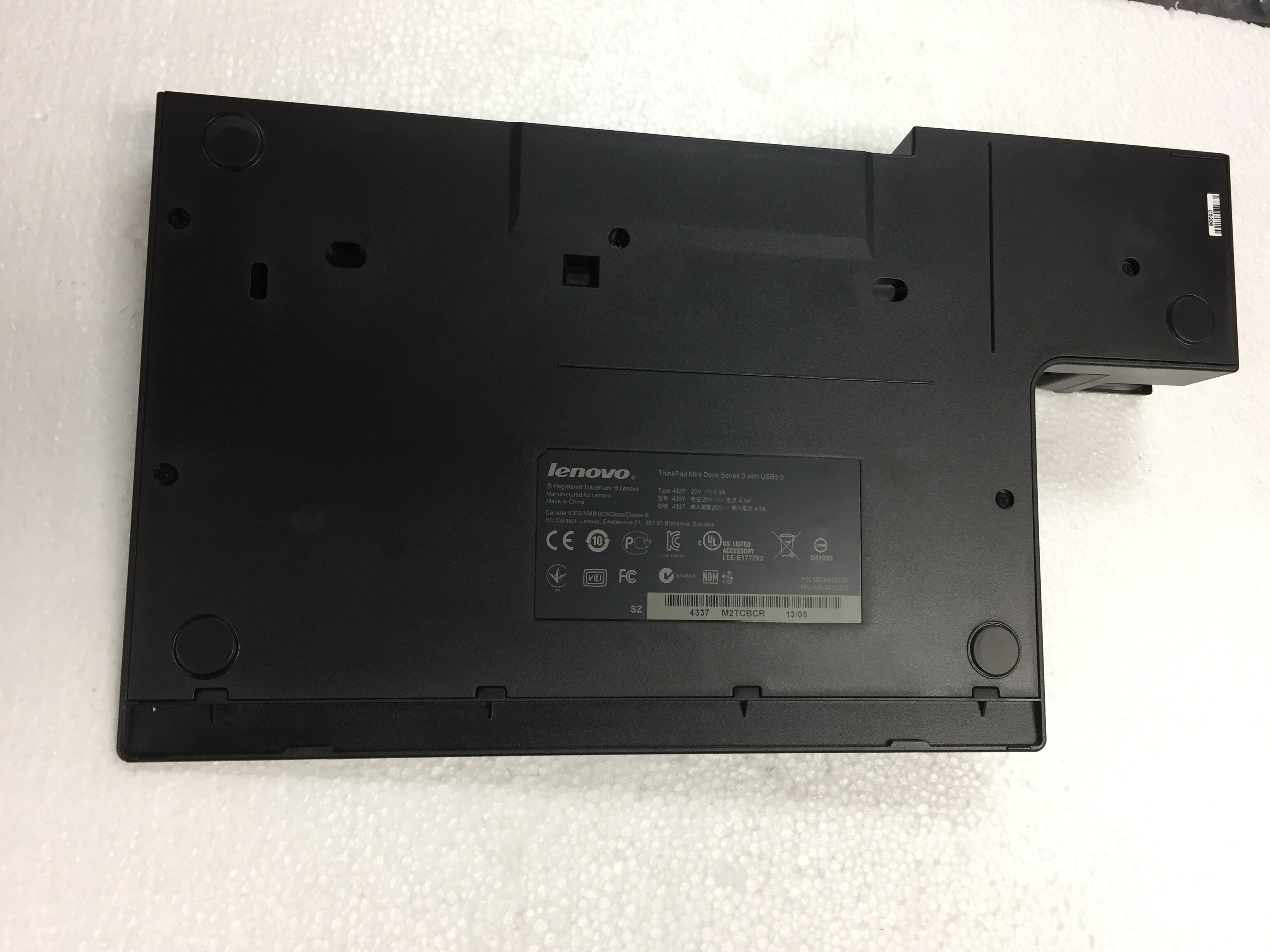 联想THINKPAD 4337 FRU:04Y2075 扩展坞 底座 USB3.0 X230 X250