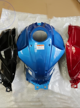 适用铃木极客飒GSX150F油箱左右护罩街车GSX155NK中间装饰板外壳