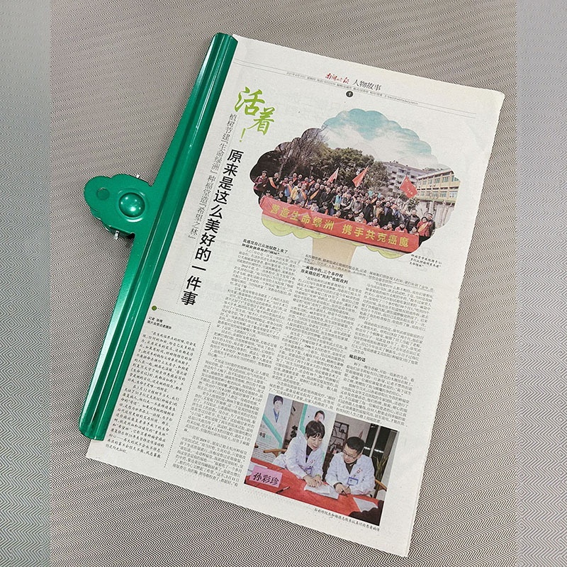 办公大铁夹子票夹报纸夹美术夹特大号40cm超长强力资料文件夹子