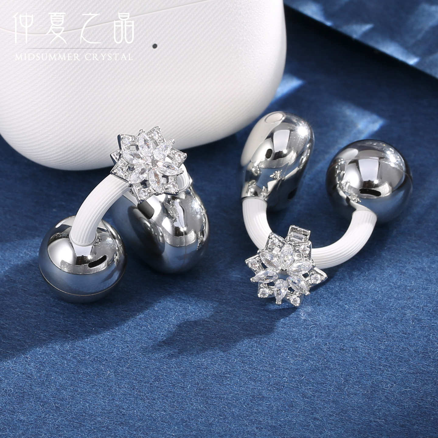 仲夏之晶耳夹耳机钻扣二代配饰