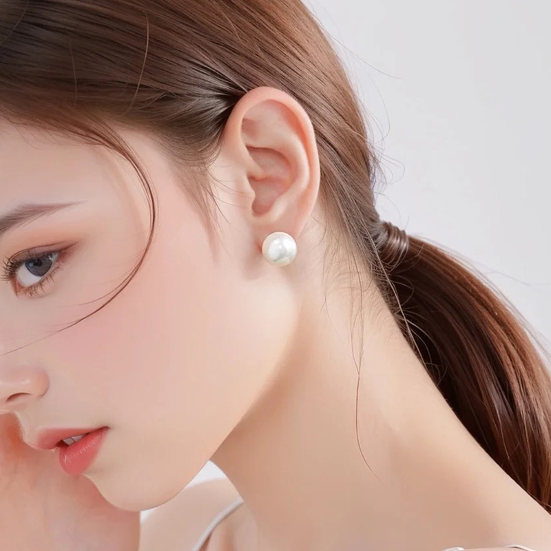 仲夏之晶轻奢高级感珍珠耳钉女