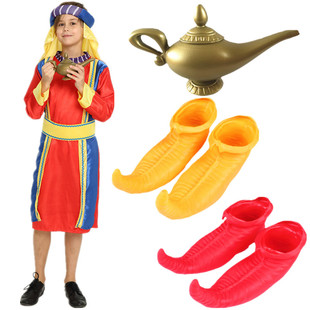 万圣节儿童男女童阿拉伯服装 阿拉丁神灯国王中东阿联酋迪拜衣服