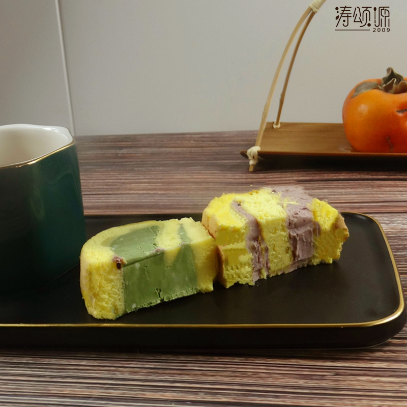 涛之无蔗糖虎皮乳酪桑葚蛋糕早餐点心代餐两口味下午茶西点