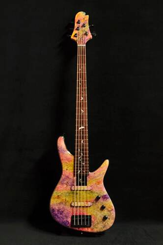 【已售 可定制】Sugi NB5C 顶配定制 彩虹擦色Maple Burl贴面