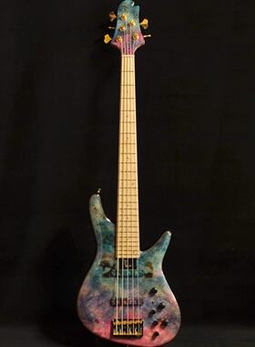 【已售 可定制】Sugi NB5BM 客户自定义擦色Maple Burl贴面 雀眼