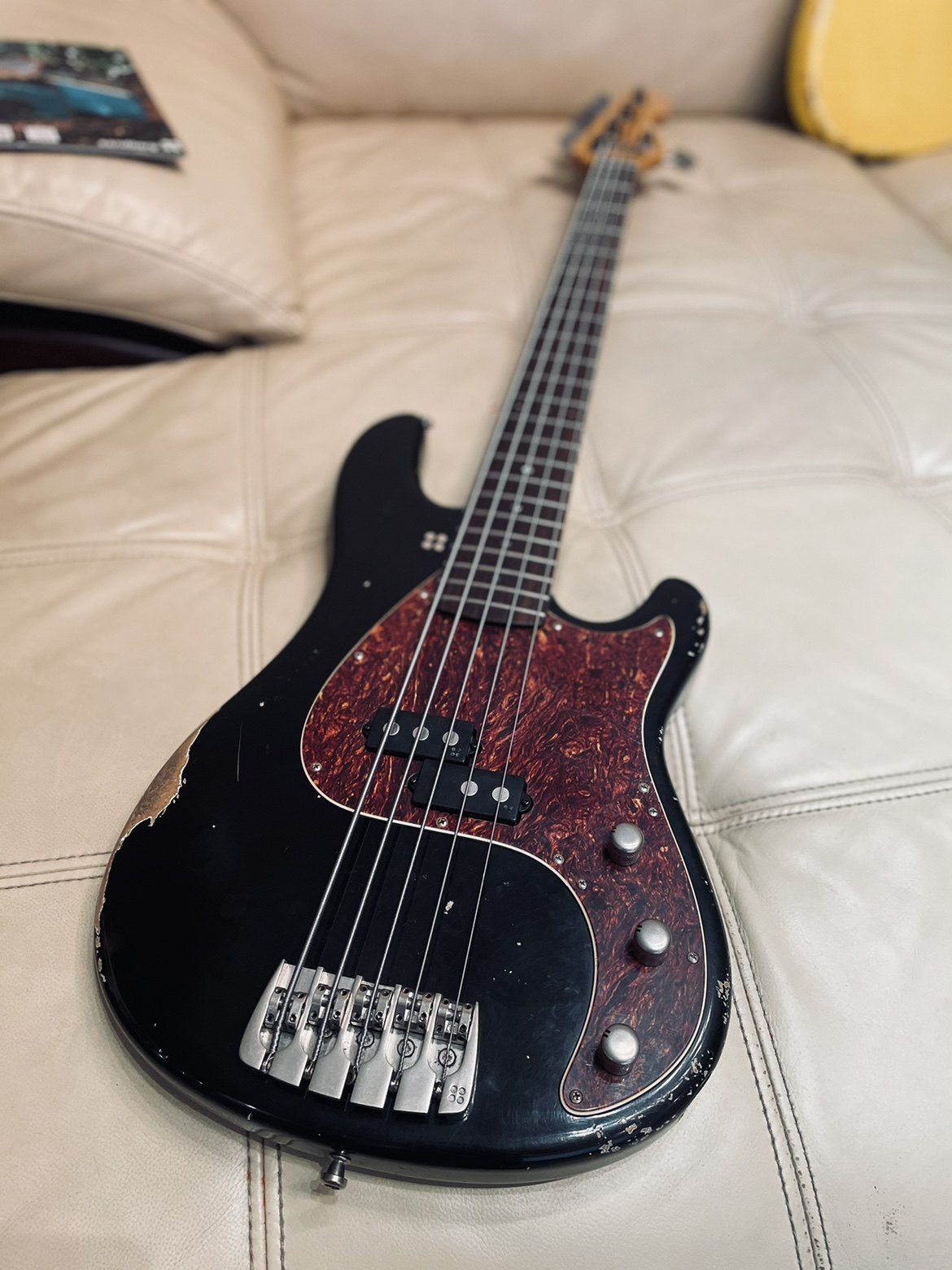 【现货】sandberg 沙山 california vs5 bass重度做旧 5弦电贝斯