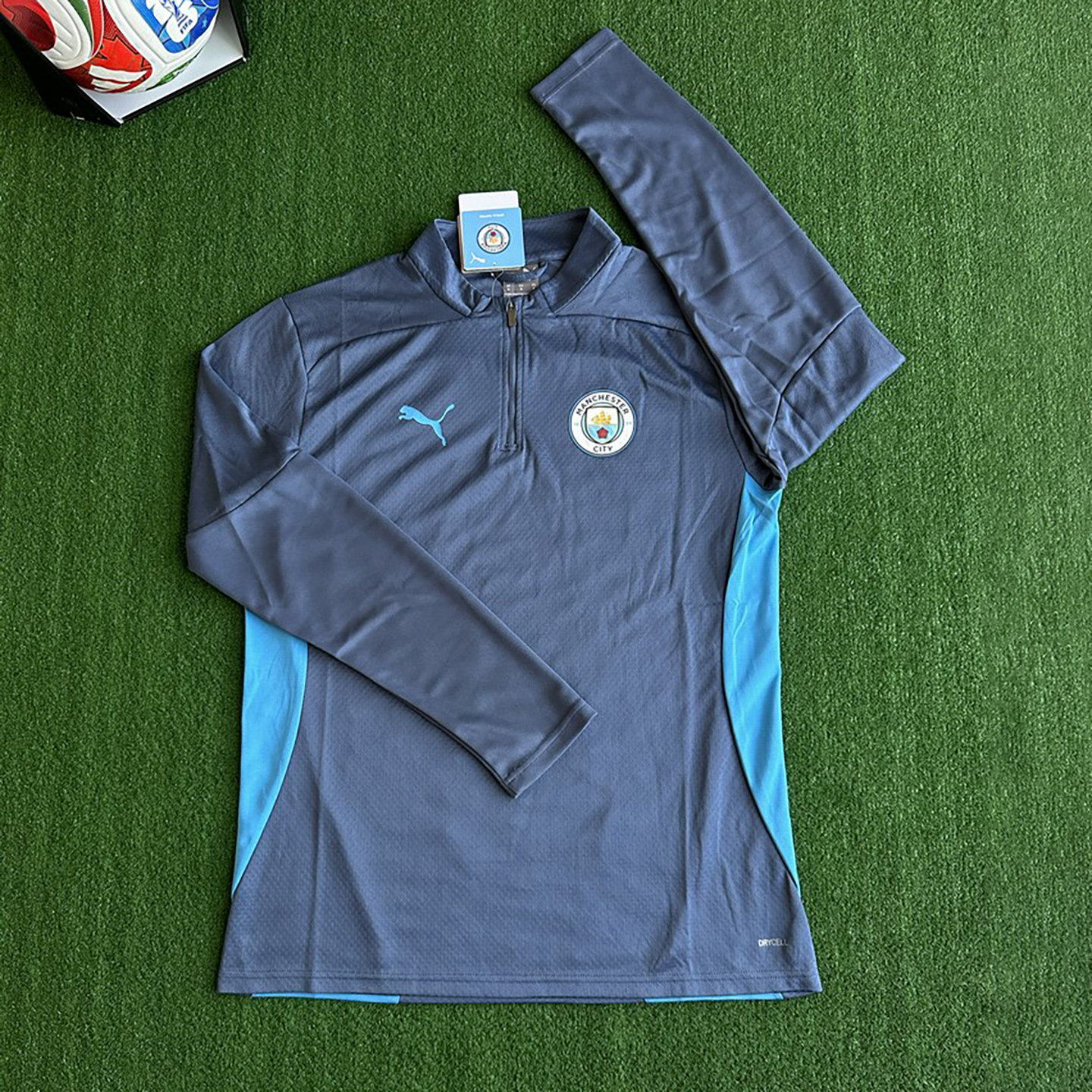 曼城2425半拉链长袖训练