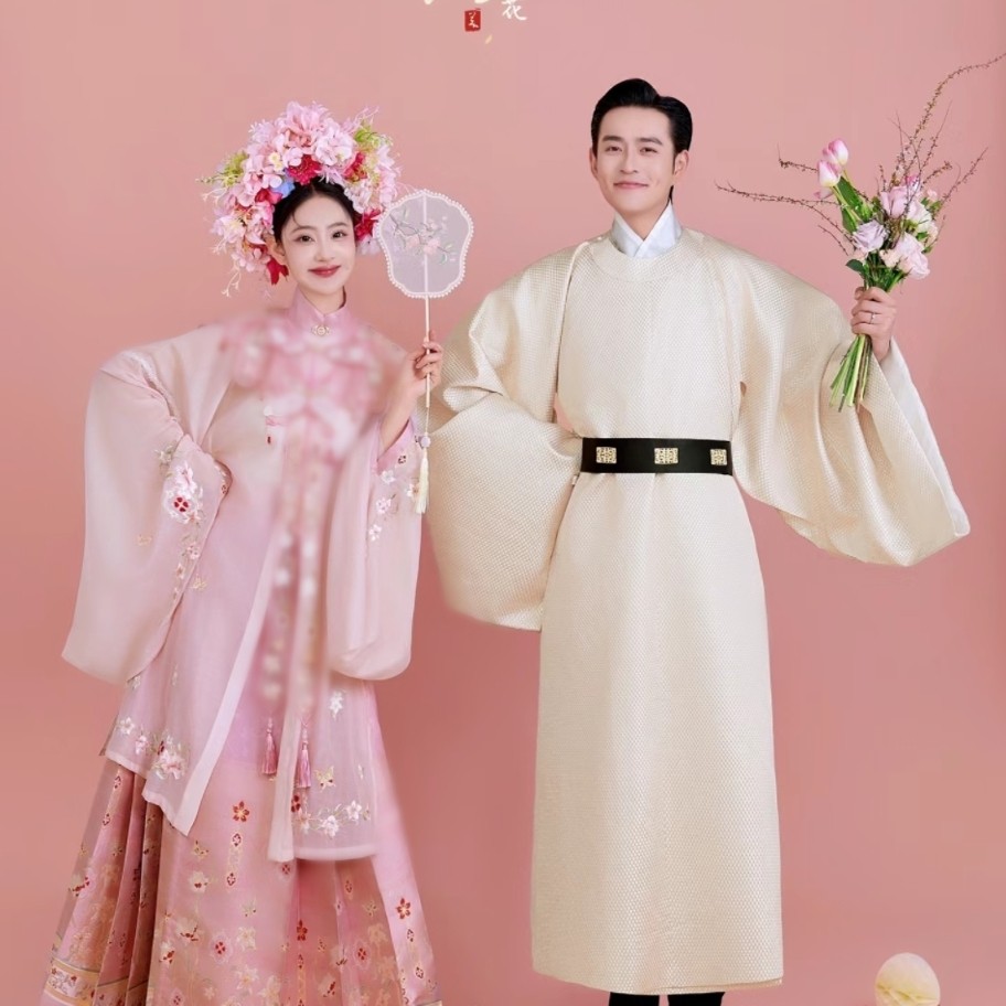 影楼服题汉服男女婚纱拍照古装复唐国潮中式演出新品主题情侣衣服