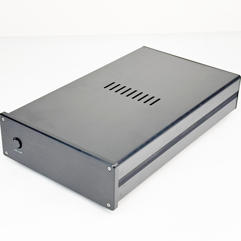 184HIFI全铝合金线性电源外壳 胆前级功放机箱 胆机壳 滤波器壳