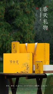 包邮 盒空礼盒礼品盒高档茶叶盒送内袋 100g二两黄金芽包装 2026新品