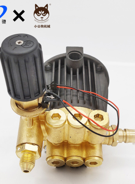 派驰PC-1201B洗车机高压泵头清洗机铜机头维修配件铜块调压力阀